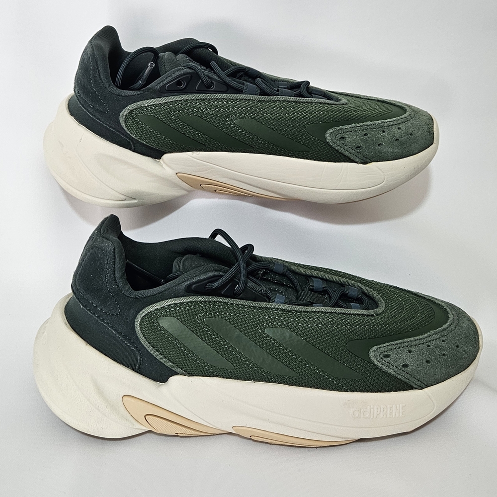 Adidas Ozelia Unisex Size 4 "Shadow Oxide Green" Athletic Sneaker